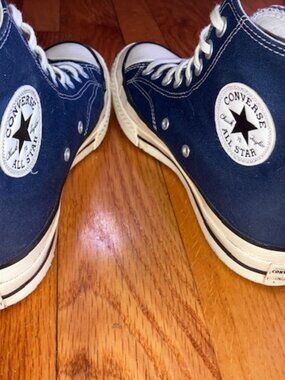 Converse All Stars Chuck Taylor Sneakers Navy W(9) M(7) EUC